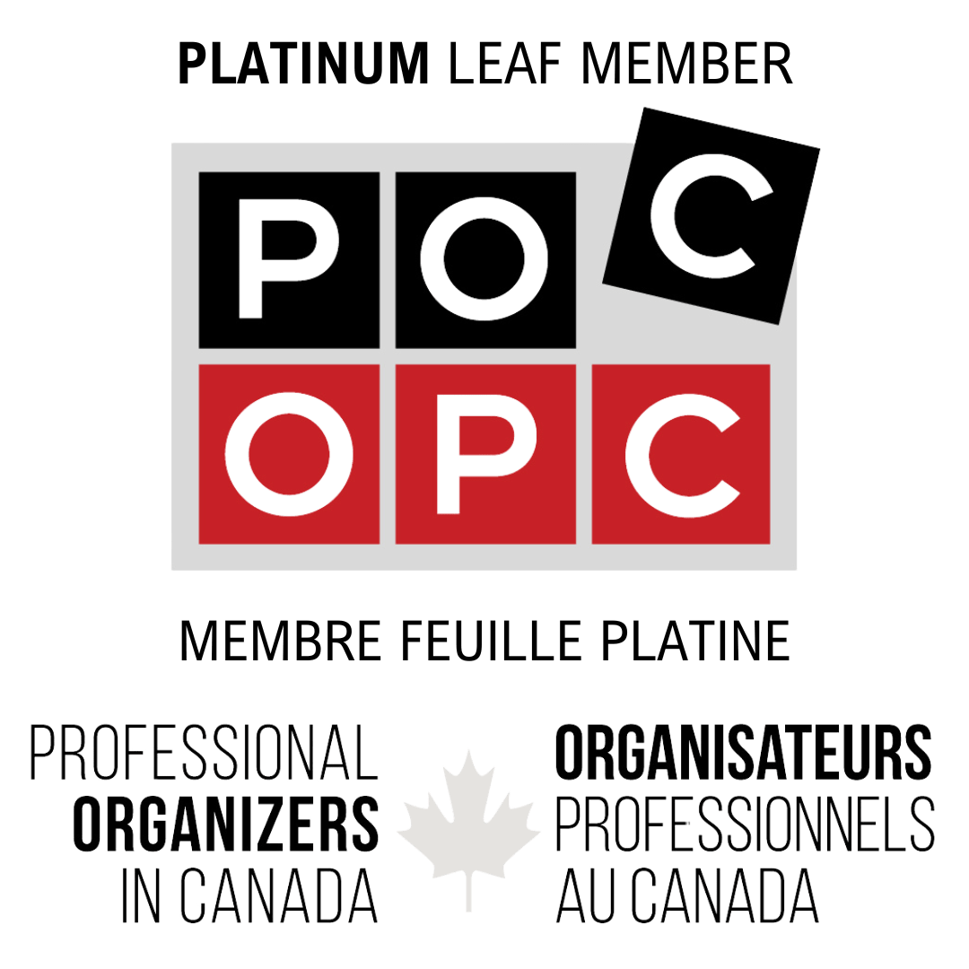 Professional Organizers in Canada, Platinum Leaf Member