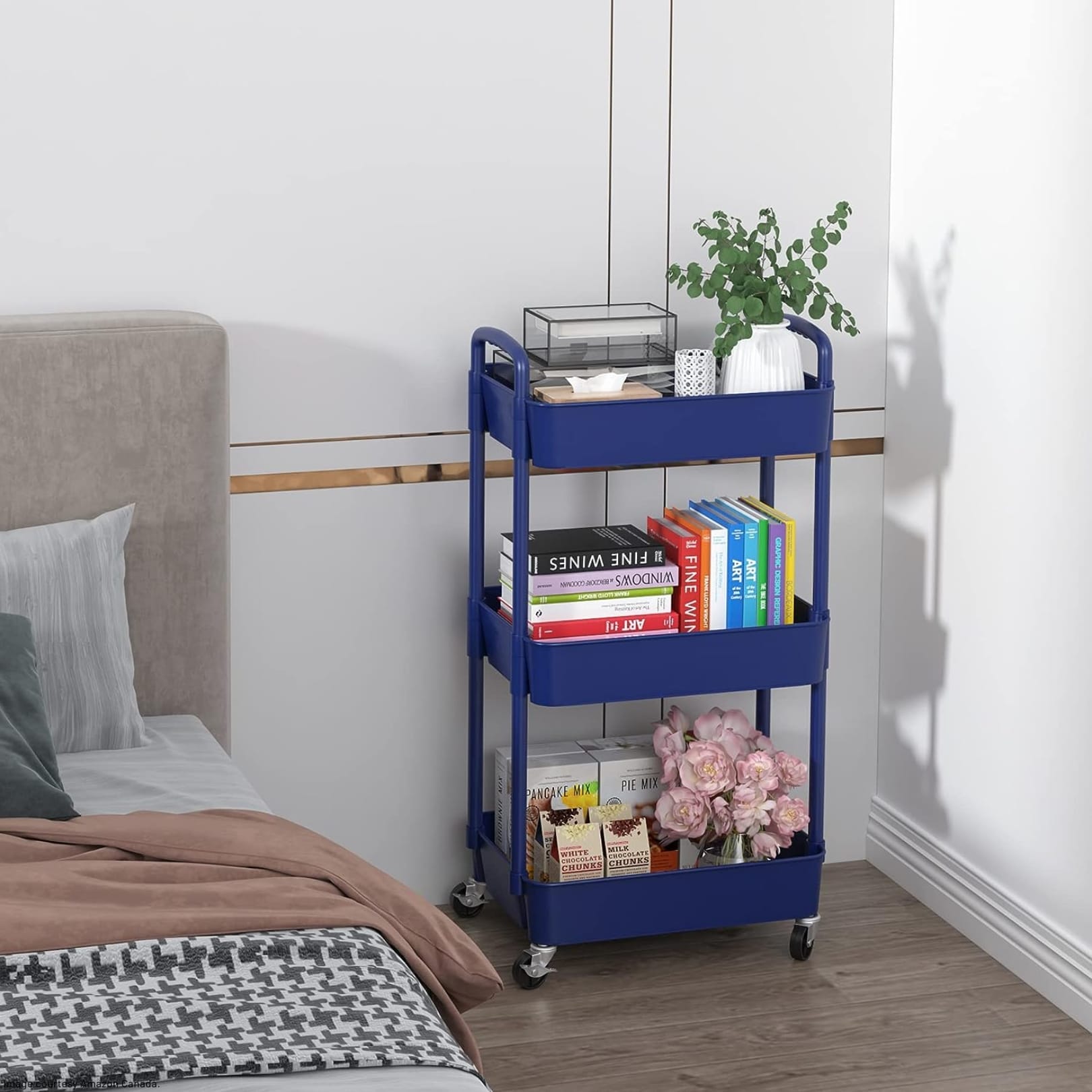 Cart amazon bedside