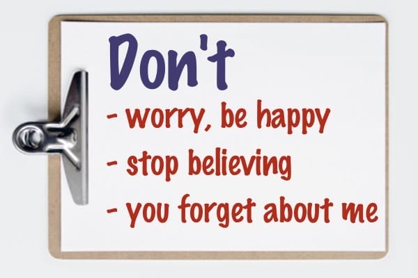 Create To Dont List