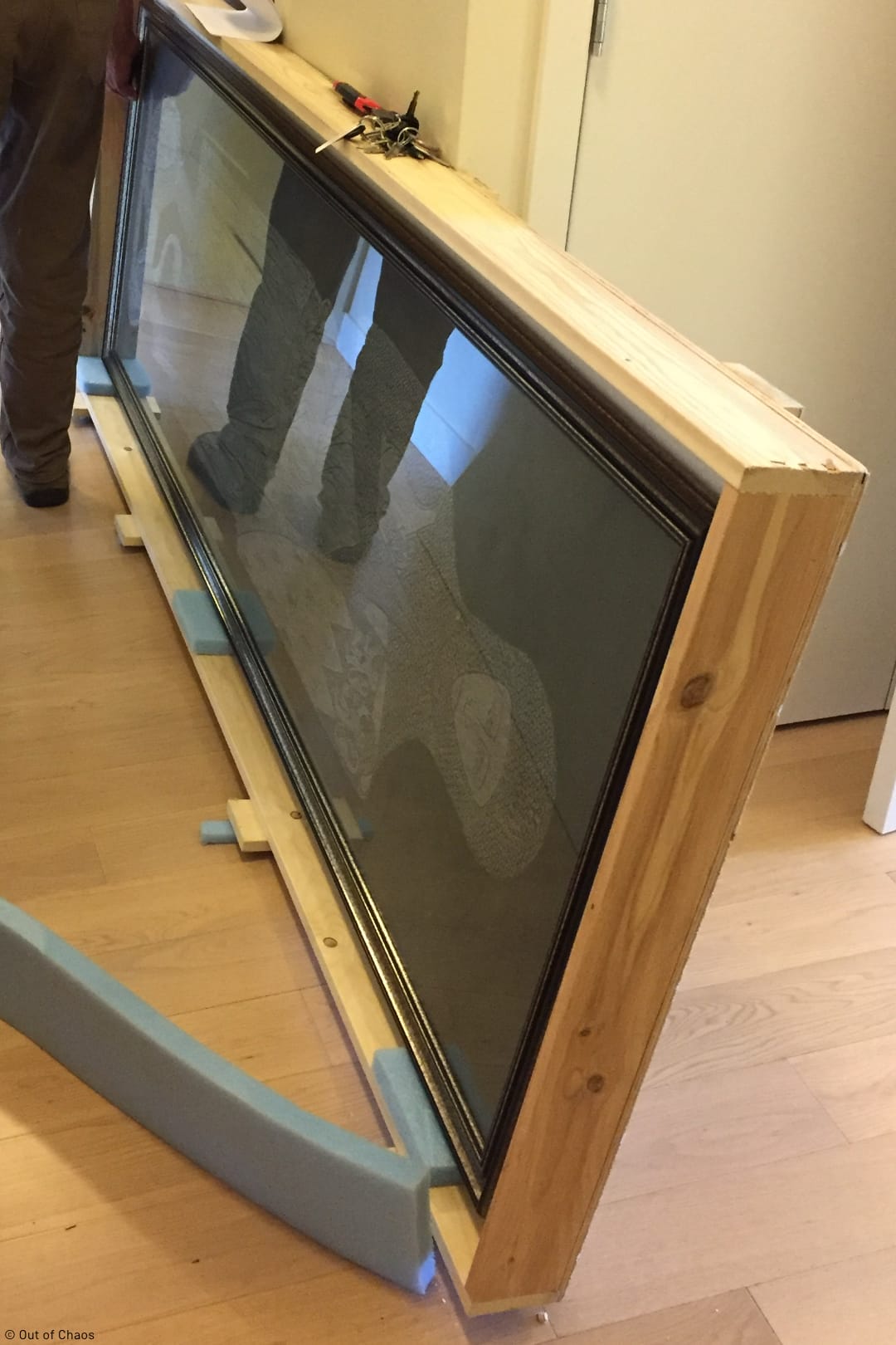 Custom crating frame